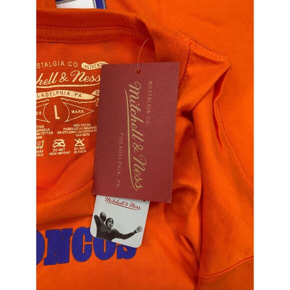 NWT Mitchell & Ness Men's Lg John Elway #7 Throwback T-Shirt 100% Cotton - Picture 10 of 13